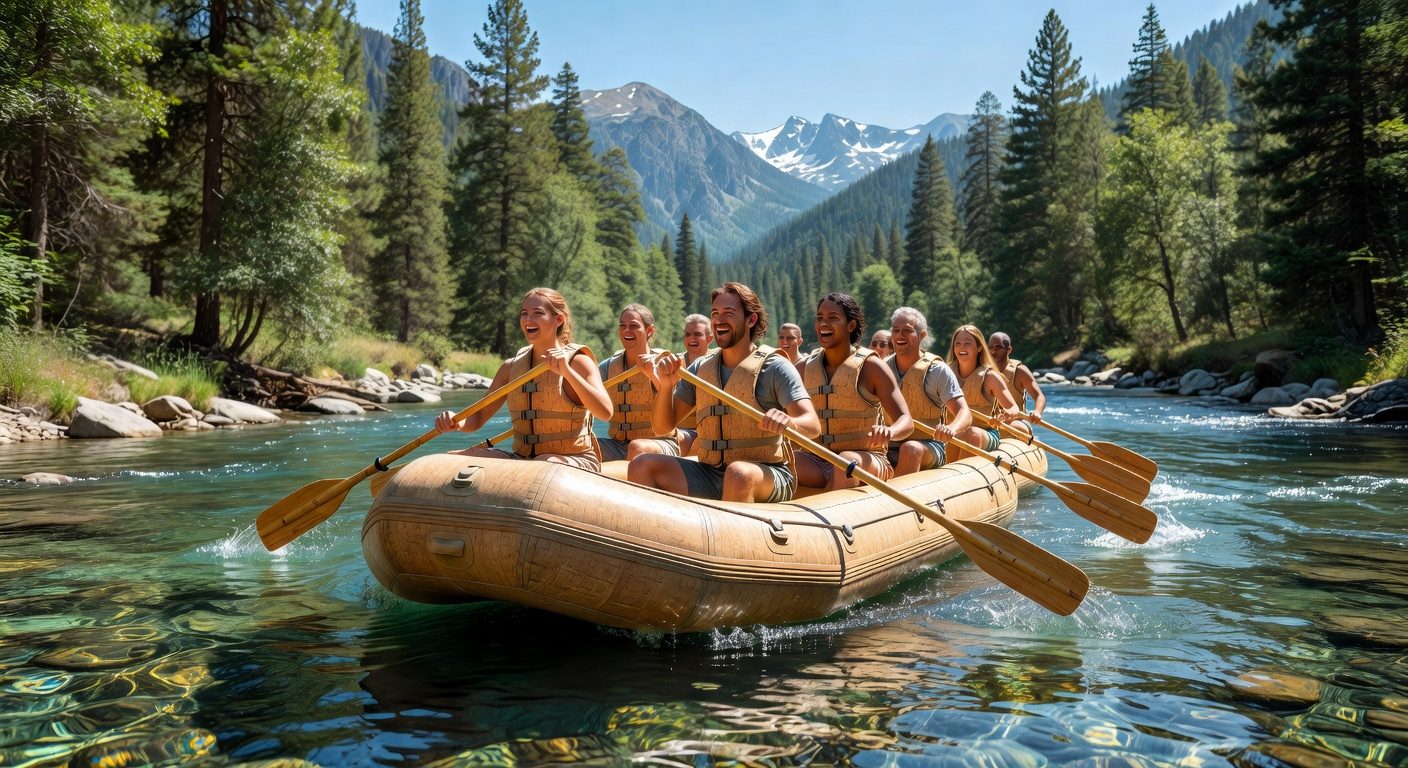 Eco river rafting